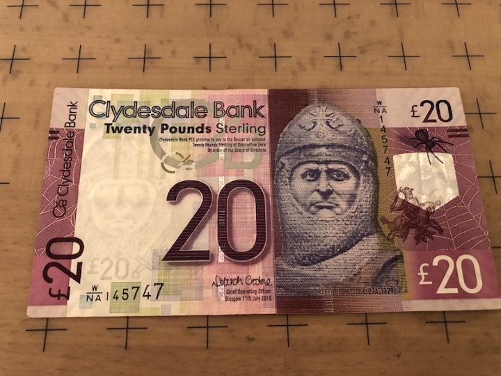 收藏联盟第六十四期拍卖 英国流通品钞一批总计75镑，汇率价起拍