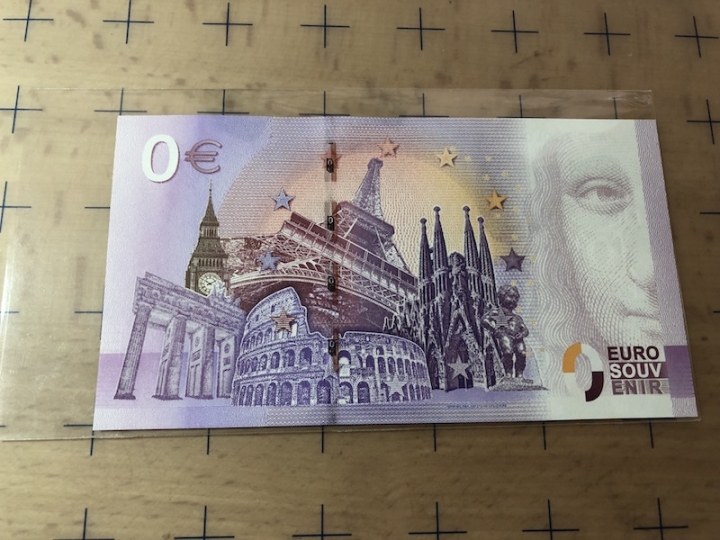 收藏联盟第六十四期拍卖 0欧纪念券一枚