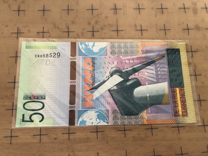 收藏联盟第六十四期拍卖 DE LA RUE德纳罗测试钞