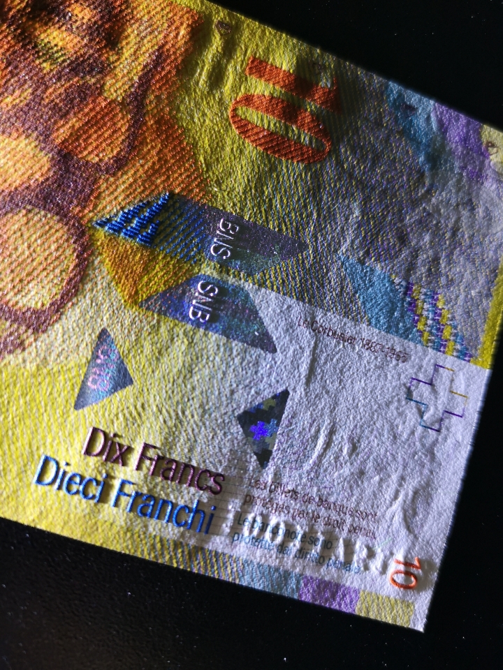 《外钞收藏家》第五十八期拍卖 瑞士2010年10法郎  数字冠  全新unc