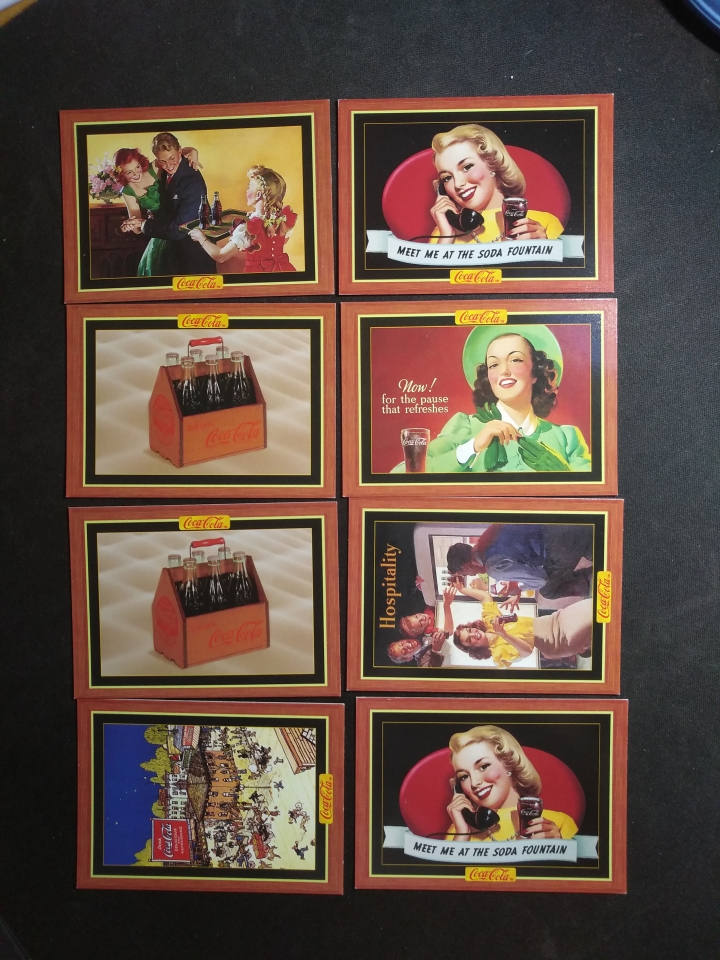 "鲸贝乐淘"第宇号拍卖 可口可乐收藏卡，美国棒球卡