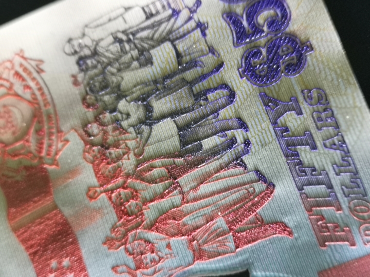 《外钞收藏家》第五十八期拍卖 新加坡1990年独立25周年塑料纪念钞  全新unc