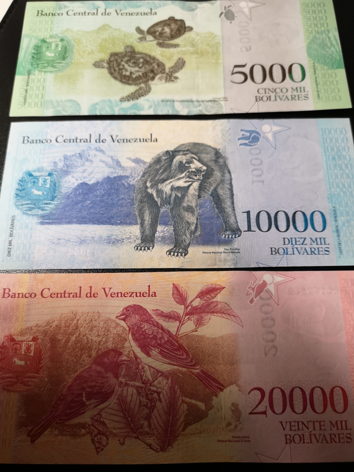 《外钞收藏家》第五十九期拍卖 委内瑞拉2套纸币 共13张 全新unc