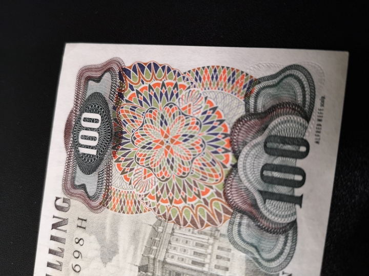 《外钞收藏家》第五十九期拍卖 奥地利1960年100  斯特劳斯  au品相