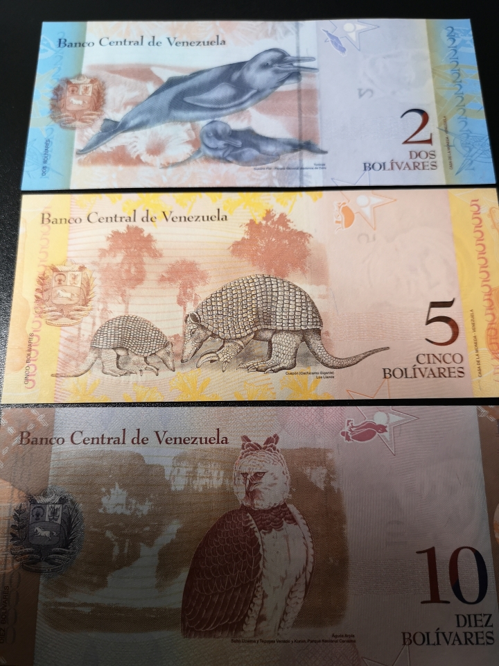 《外钞收藏家》第五十九期拍卖 委内瑞拉2套纸币 共13张 全新unc