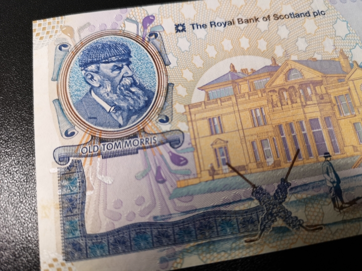 《外钞收藏家》第五十九期拍卖 苏格兰2004年高尔夫俱乐部250周年纪念钞 5镑   全新unc