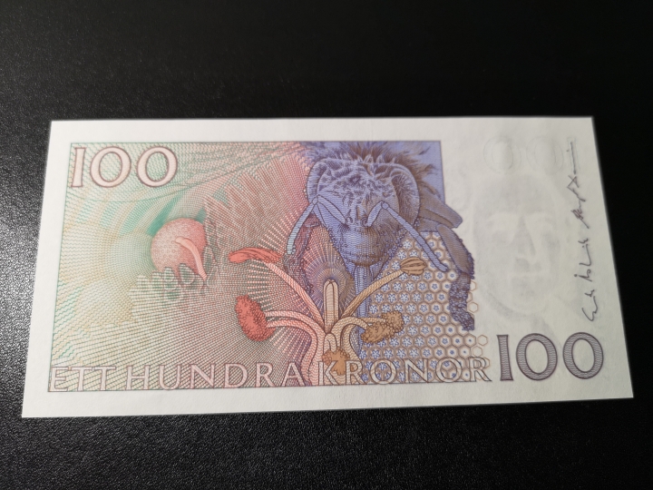 《外钞收藏家》第五十九期拍卖 瑞典初版 100  全新unc