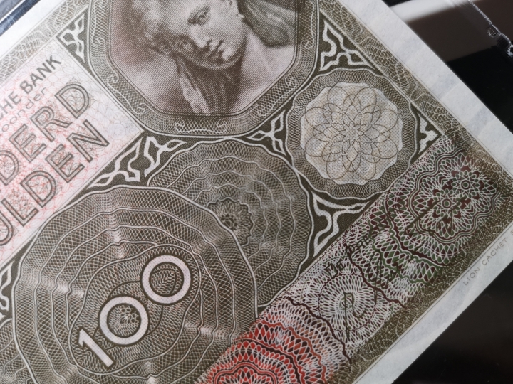 《外钞收藏家》第五十九期拍卖 荷兰1942-44年100盾 大票幅 65高分