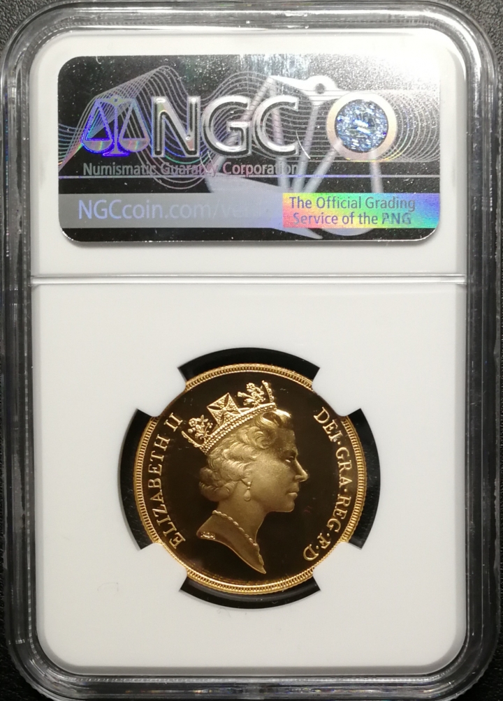凡希社世界钱币微拍第六十九期 1993英国两金镑NGC-PF69UC 仅414枚