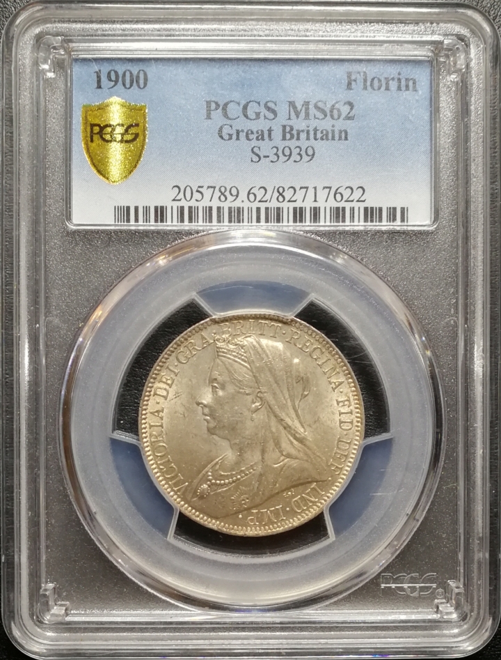 凡希社世界钱币微拍第六十九期 1900老维佛罗林PCGS-MS62
