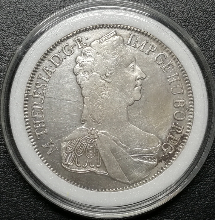 凡希社世界钱币微拍第七十期 1765奥地利特蕾莎原铸泰勒XF