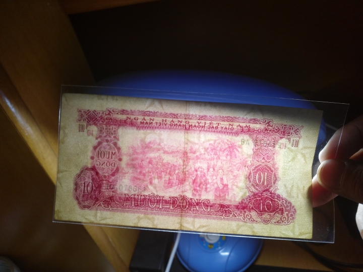 "鲸贝"乐淘第洪号拍卖 1966年越南10盾，流通美品，中国代印