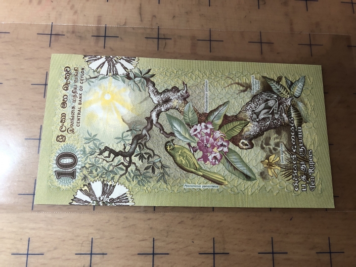 收藏联盟第六十九期拍卖裸钞场 斯里兰卡 锡兰7910 UNC