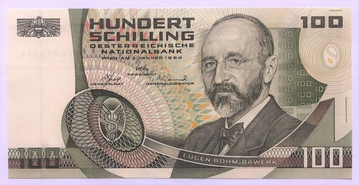 收藏联盟第六十九期拍卖裸钞场 奥地利84100 UNC