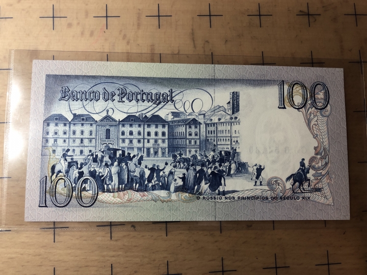 收藏联盟第六十九期拍卖裸钞场 葡萄牙81100 UNC