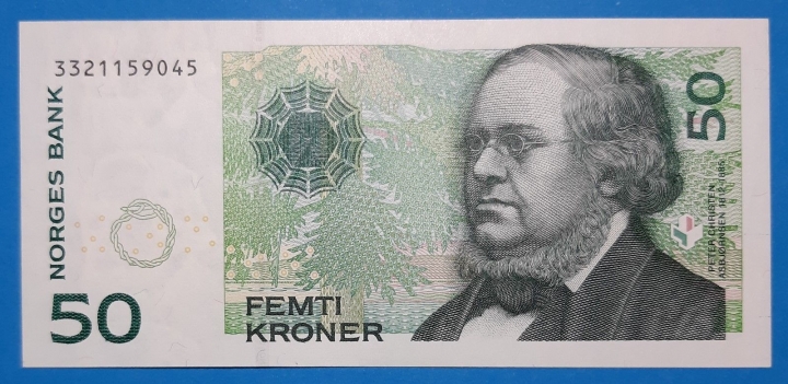 收藏联盟第六十九期拍卖裸钞场 挪威0550 UNC
