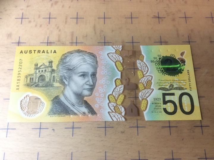 收藏联盟第六十九期拍卖裸钞场 澳大利亚新版100澳元首发冠  UNC AA183952207