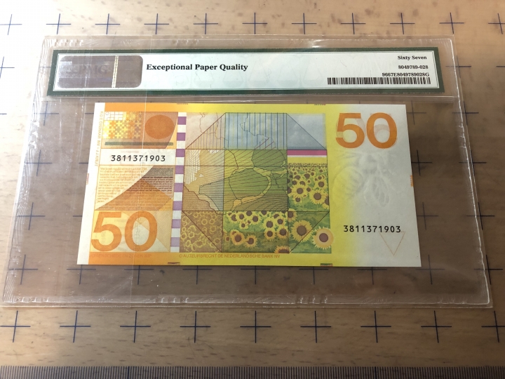 收藏联盟第七十期拍卖 荷兰8250 向日葵PMG67E