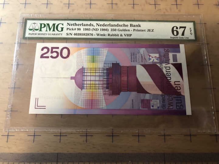收藏联盟第七十期拍卖 荷兰85250灯塔 PMG67E 