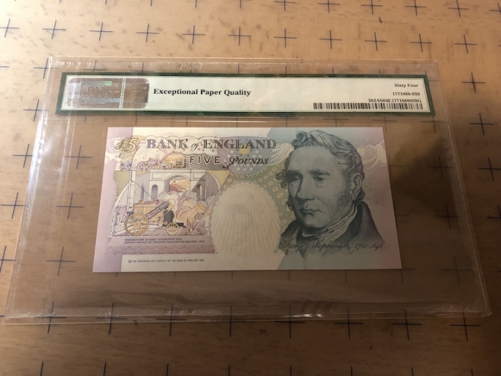 收藏联盟第七十期拍卖 英国905 皇冠版 PMG64E