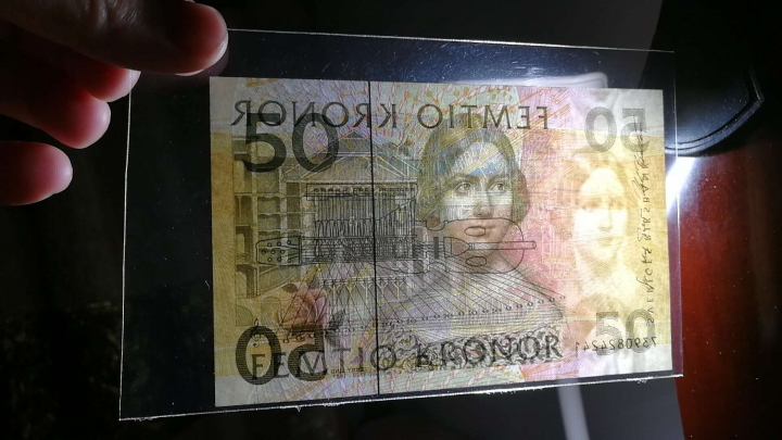 收藏联盟第七十一期拍卖 瑞典夜莺，骑鹅两张 UNC／UNC-骑鹅角微折