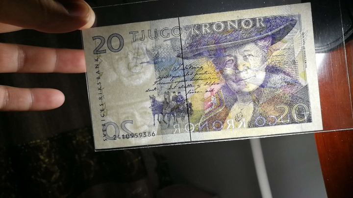 收藏联盟第七十一期拍卖 瑞典夜莺，骑鹅两张 UNC／UNC-骑鹅角微折