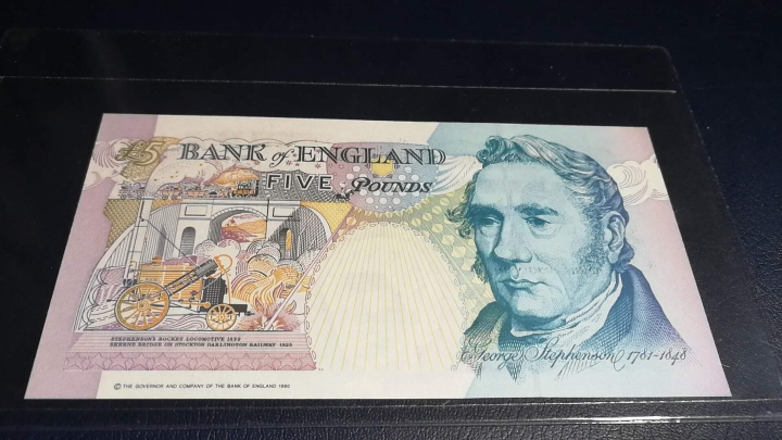 收藏联盟第七十一期拍卖 英国HK97纪念钞 UNC