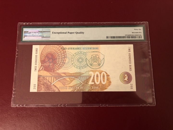 收藏联盟第七十一期拍卖 南非94200 PMG66E