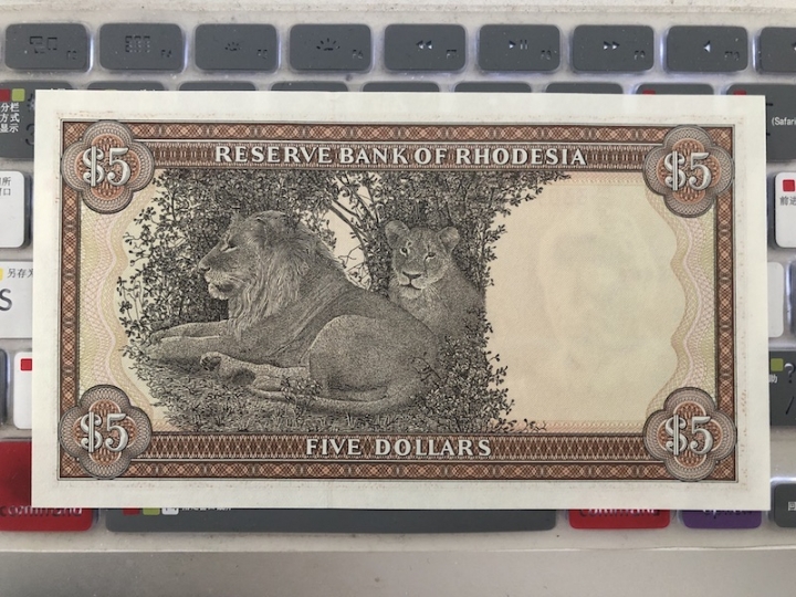 收藏联盟第七十一期拍卖 罗得西亚785 UNC