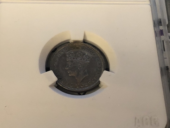 收藏联盟第七十二期拍卖 英属马来亚银币五枚 ACG评级AU55-58