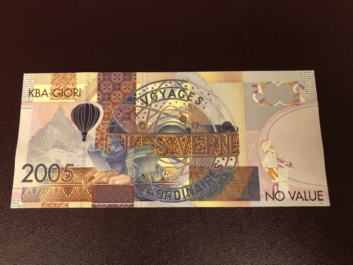 收藏联盟第七十二期拍卖 2005维尔纳测试钞UNC