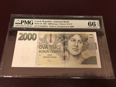 收藏联盟第七十二期拍卖 - 捷克072000 PMG66E