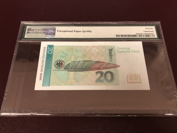 收藏联盟第七十二期拍卖 德国9320 补号 PMG66E