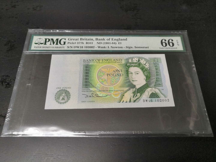 收藏联盟第七十二期拍卖 英国 D1 377b PMG66E