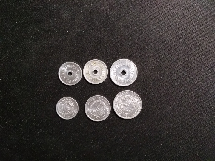 【鲸贝乐淘】第日号拍卖 【中国代印】1959年蒙古硬币全套，近全新全品