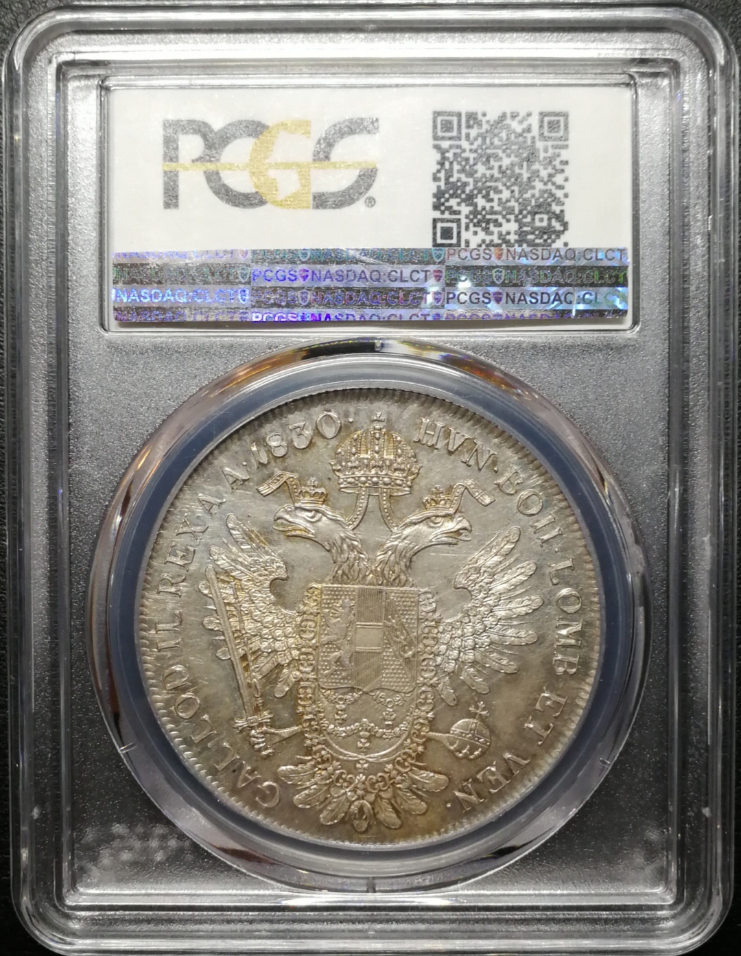 凡希社世界钱币微拍第七十四期 1830奥地利佛郎西斯一世泰勒大银PCGS-MS62