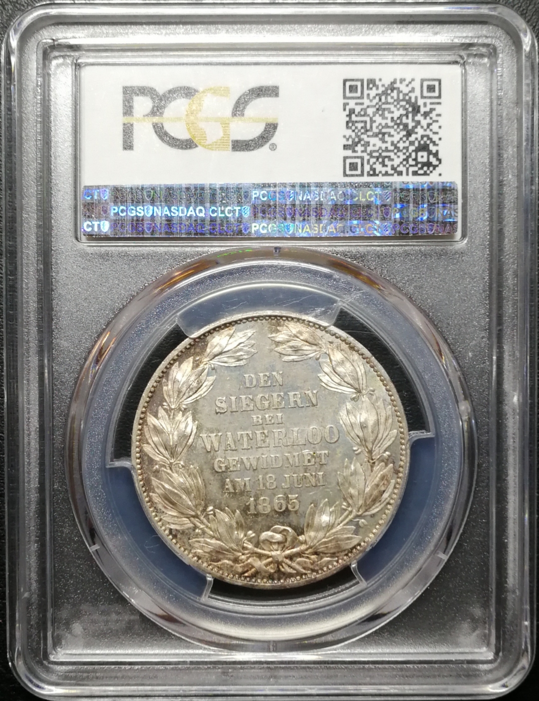 凡希社世界钱币微拍第七十四期 1865汉诺威泰勒PCGS-MS62