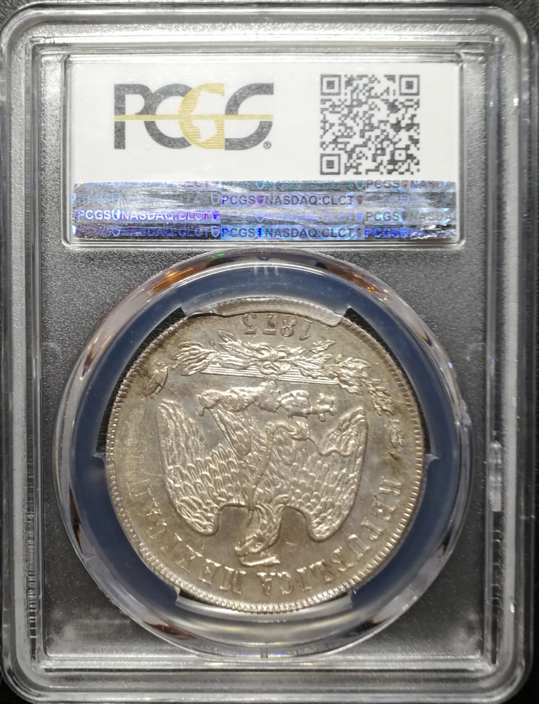 凡希社世界钱币微拍第七十四期 1873ZS墨西哥天平鹰洋PCGS-MS61