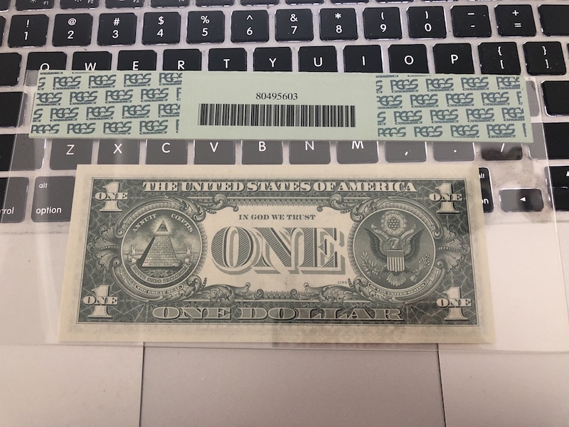 收藏联盟第七十三期拍卖 美国 691 PCGS65PPQ 财长签名