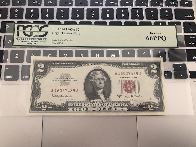 收藏联盟第七十三期拍卖 美国Fr.1514 632 PCGS66PPQ