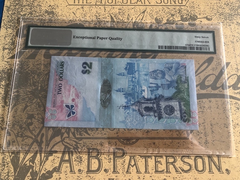 收藏联盟第七十三期拍卖 百慕大092 PMG67E