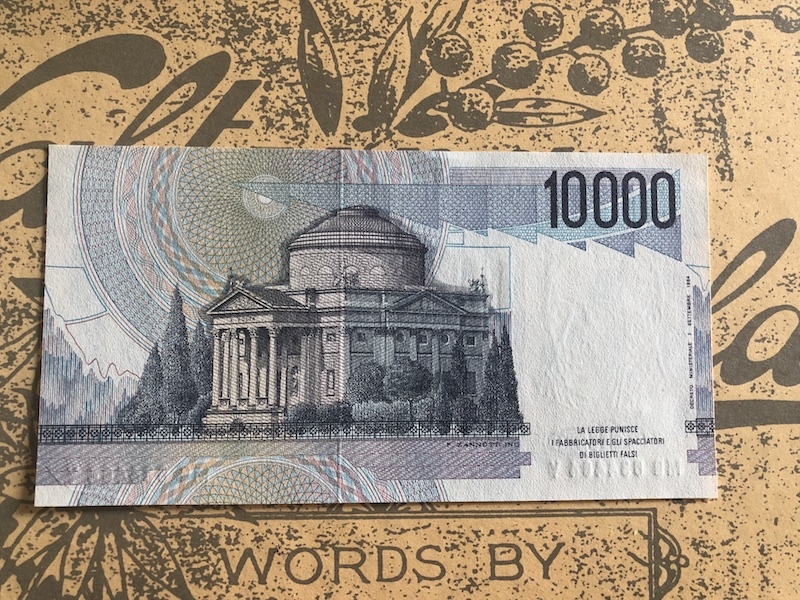 收藏联盟七十四期拍卖 意大利春主题50000里拉和10000里拉 UNC