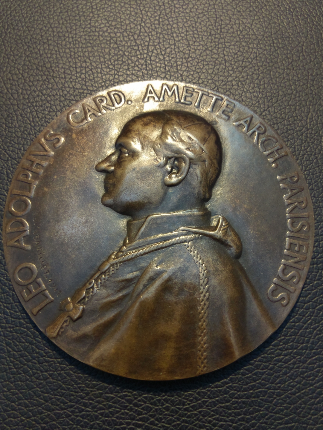 喜迎己亥年麦朵尔艺术拍卖第一场 法国巴黎大区主教 里奥，阿道夫 1912年浇铸 100毫米