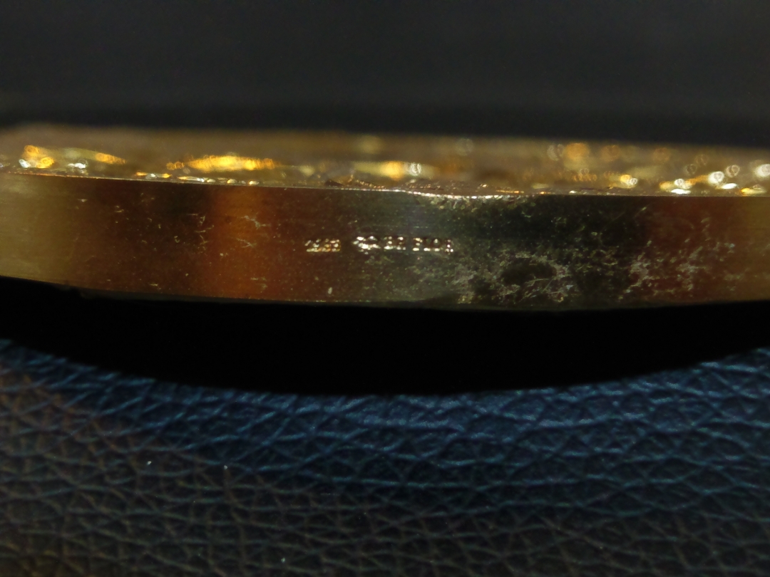 喜迎己亥年麦朵尔艺术拍卖第一场 法国巴黎造币厂艺术麦朵尔 1983年青铜镀金 100毫米475克 