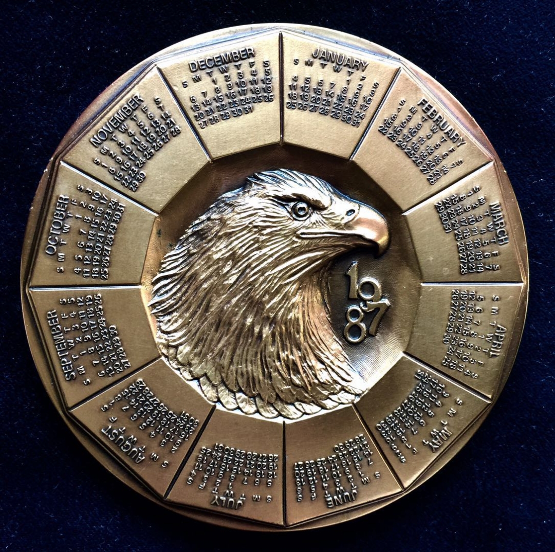 喜迎己亥年麦朵尔艺术拍卖第一场 美国鹰日历