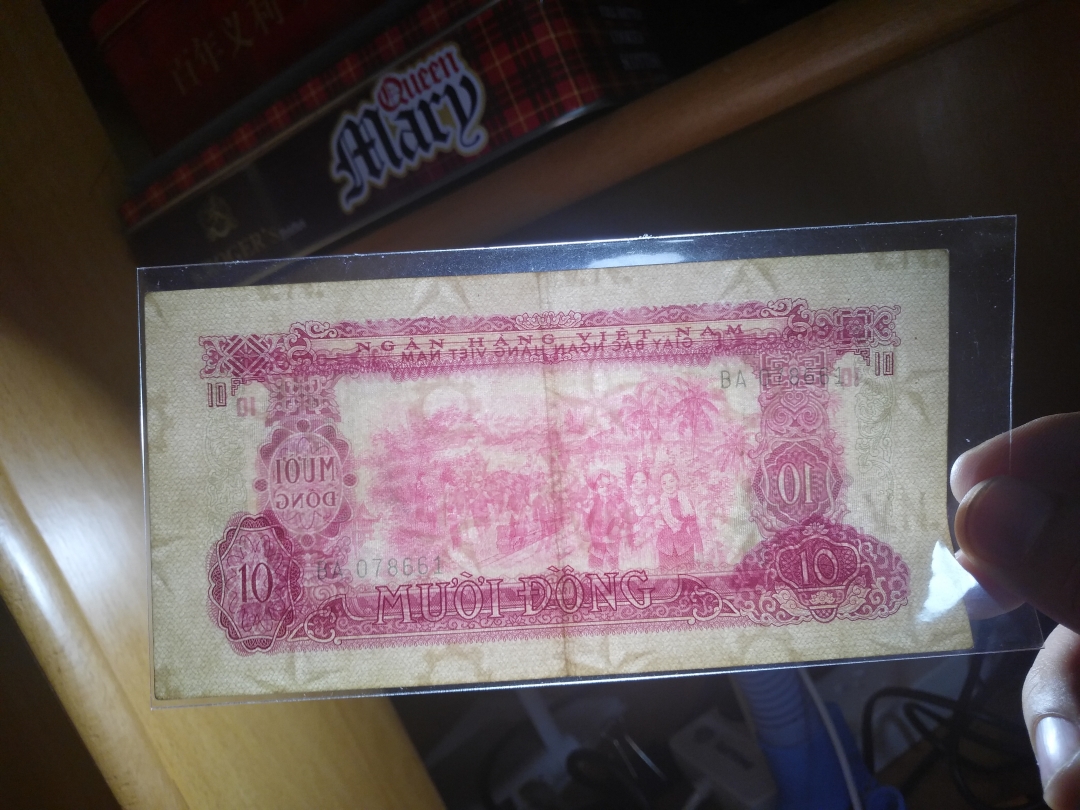 【鲸贝乐淘】第盈号拍卖 【中国代印】1966年越南10盾，流通美品