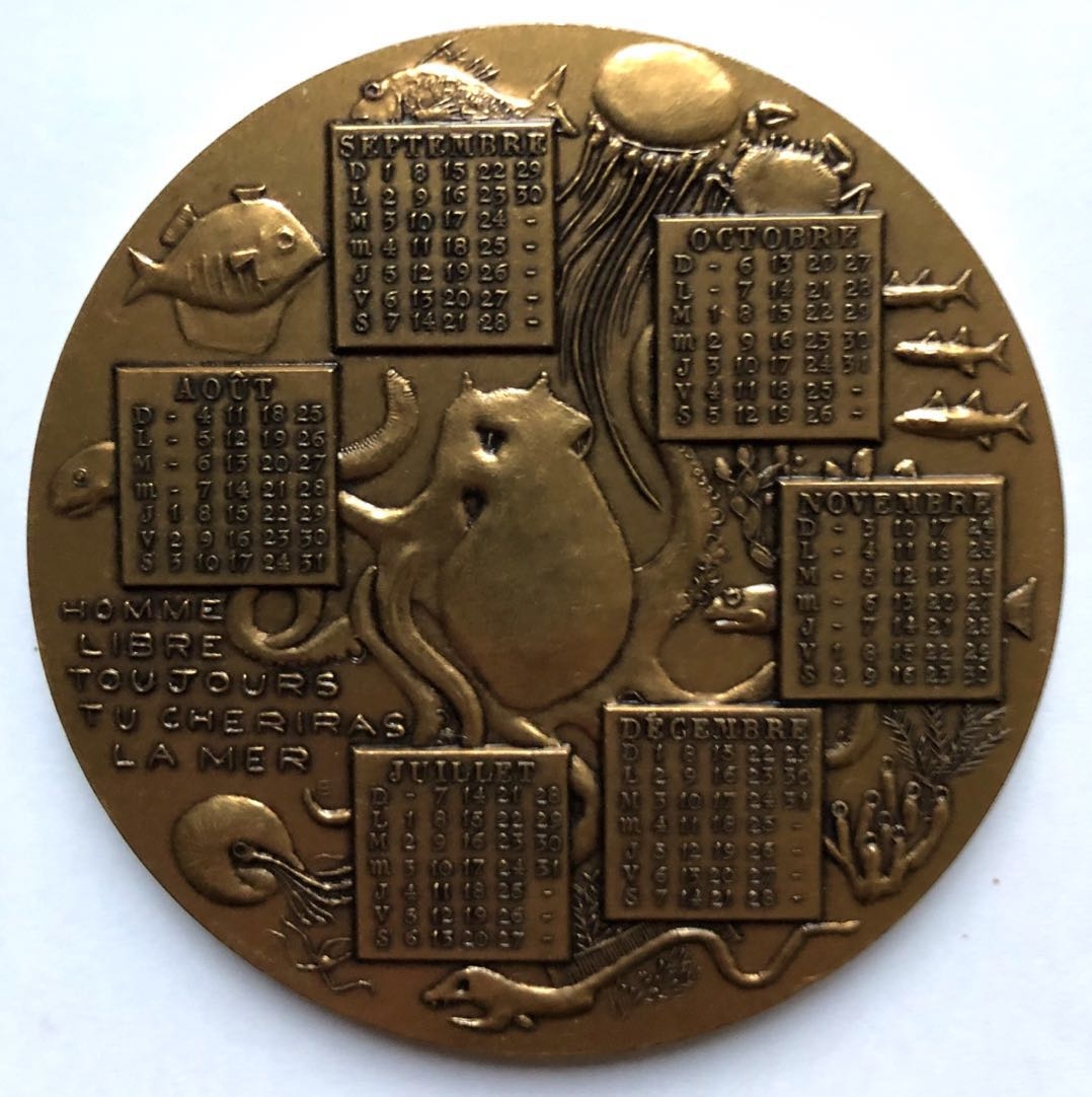 雕塑与币章 1996年日历章