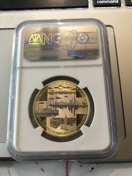 收藏联盟第七十五期拍卖 NGC公司30周年精制纪念章 NGC PF70 