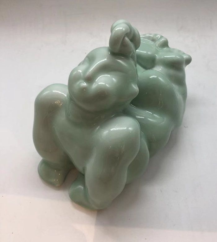 雕塑与币章 陶瓷福娃摆件
