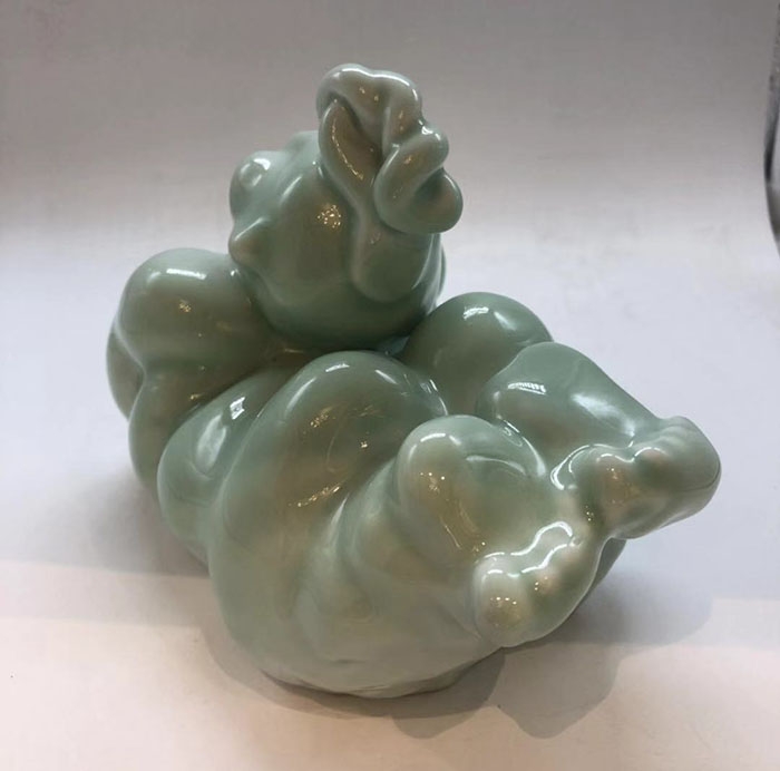 雕塑与币章 陶瓷福娃摆件